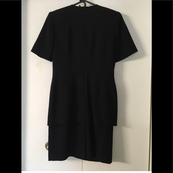 Kasper A.S.L. Midi Suit Dress size 8 Logo Buttons🌟1 Piece workwear classy - Picture 10 of 11